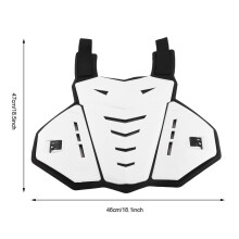 Motorrad Protektor Jacke leicht Weiß