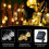 String Lights - ZVD - 12m - 100 LEDs - Waterproof - 8 Modes - Warm White 3