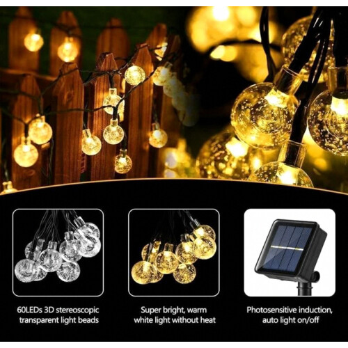 String Lights - ZVD - 12m - 100 LEDs - Waterproof - 8 Modes - Warm White 2