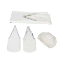 (Orange) (White) Swissmar Borner V-Power Mandoline V7000 with Stainless Steel V-Shaped Blade - BPA Free & FDA Approved