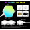 Λάμπα LED για παιχνίδια 8 τεμαχίων, Smart RGB, 16 εκατομμύρια χρώματα, έλεγχος εφα 2