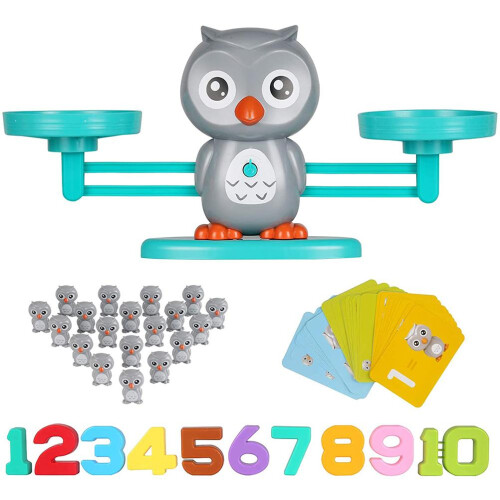 Pädagogisches Mathe Waage Spielzeug mit Eule