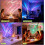 Sterrenhemelprojector met Bluetooth-luidspreker, noorderlichtprojector 4