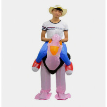 Flamingos/Ostrichs/Griffins Riding Inflatable Suit Stylish Role Playing Costumes for Activity Party Stage