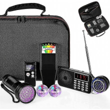 Rechargeable Cordless UV Black Light, 60 LED Ultraviolet Floodlight, 6000mAh, IP65, for Glow Parties & Outdoor Fishing, 1 Pack