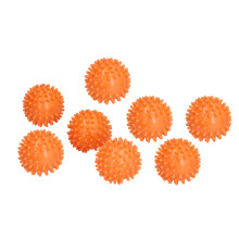 Trocknerbälle 8er Set Orange Waschbälle PVC