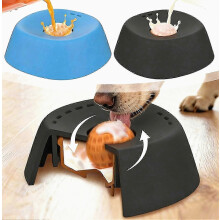 Food-Grade Silicone Dog Licking Ball – Anti-Splashing & Slow Feeder – For Semi-Liquid Foods – Pet Slow Feeding Bowl
