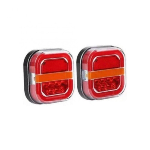2025 New Wireless Trailer Lights Kit, LED Rear Tail Lights Dynamic Stop Brake