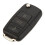 2X 3 Button Replacement Keyless Entry Remote Car Flip Key Shell Fob Case for  Beetle 9