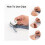 2 Pack Headgear for P10 Nasal Pillow CPAP Mask Straps 5