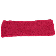 Sportstirnband aus Baumwolle Rot