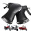 Motorrad Griffabdeckung warm schwarz reflektierend 1