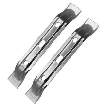 2Pcs for Stihl Viking Lawn Mower 28cm Stainless Steel Replacement Blades