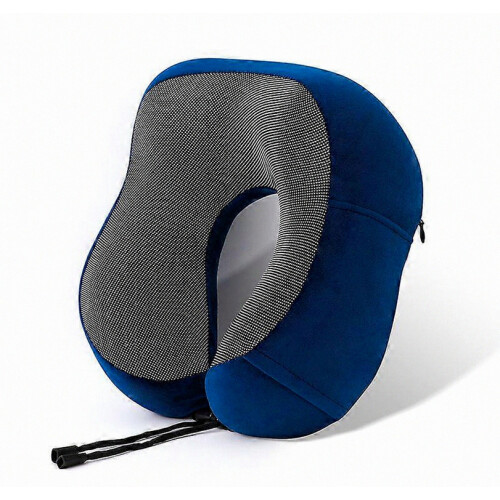 Gray neck pillow, memory foam neck pillow