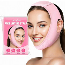 -Face Slimming Strap, Chin Strap for Sleeping, V Line Lifting Mask, Reusable V Shaped Belt, Double Chin Reducer, Firms and Lifts Facial