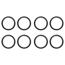 8 Pcs Stained Glass Lead Lines - 3mm 216ft Glass Decal Leading Lines Roll - for Glass Painting Surface-Gallery Window