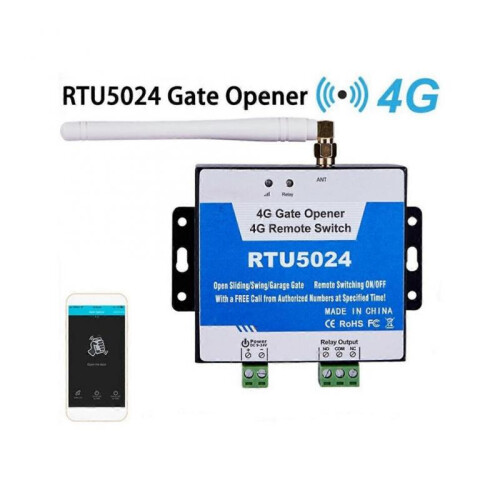RTU5024 Gsm Gate Opener Automatic Gate Access Controller 4G GSM Gate Opener Free Phone Garage Remote Control 1