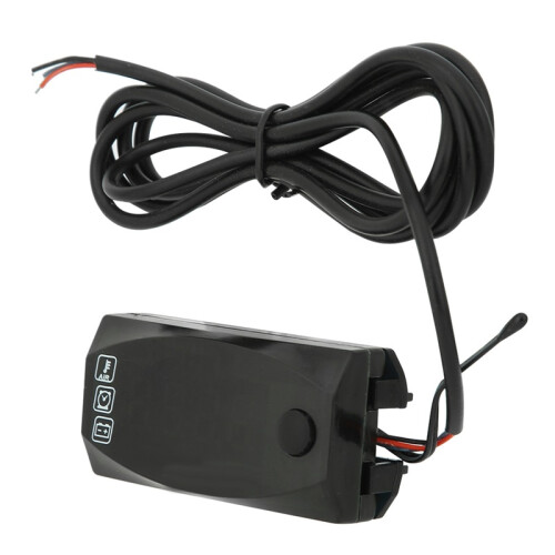 3 in 1 Motorcycle LED Voltmeter Thermometer Electronic Clock IP67 Waterproof Meter 6V-30V 2