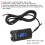 3 in 1 Motorcycle LED Voltmeter Thermometer Electronic Clock IP67 Waterproof Meter 6V-30V 6