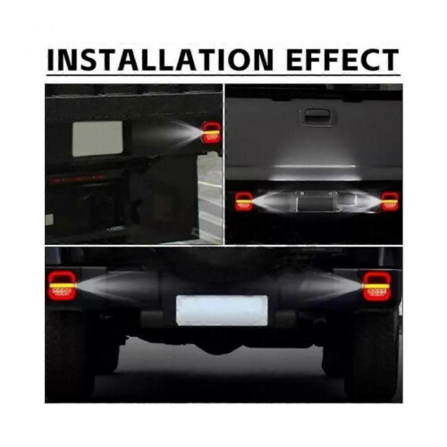 2025 New Wireless Trailer Lights Kit, LED Rear Tail Lights Dynamic Stop Brake 2