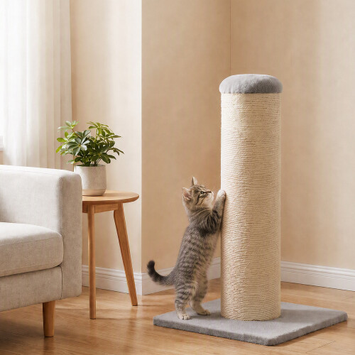 PawHut PawHut Cat Scratching Post, 76cm Tall Scratch Post for Indoor Cats 1