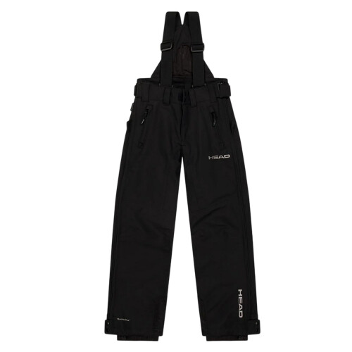 HEAD (7-8 Years, Black) Head Childrens/Kids Pro Plain Salopettes