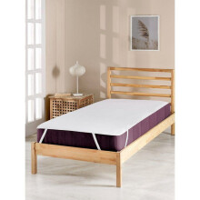 Matratzenauflage - Mansion - Für Einzelbett - 90 x 200 cm - 100 % Baumwolle - Weiß
