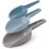 Plastic Kitchen Scoops Set - 3 Sizes Multi-Purpose Food Scoops for Baking, Popcorn, Flour 1