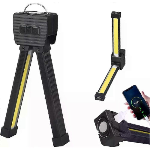 Gym Lamp for Posing,7th Gear Dimming,Portable Magnet LED Flashlight with Hook