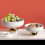 Ceramic Footed Bowl Round Pedestal Bowl Decorative Fruit Dish Holder Dessert Display Stand 4