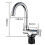 Foldable 360-Degree Rotating Kitchen Sink Faucet, Single Handle Hot/Cold Water Mixer Tap 3