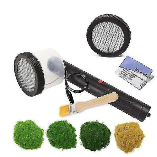 Flocking Kit Static Grass Applicator Abs Mini Flocking Machine with Antislip Handle for Diy Scenic