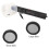 Flocking Kit Static Grass Applicator Abs Mini Flocking Machine with Antislip Handle for Diy Scenic 3