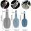 Plastic Kitchen Scoops Set - 3 Sizes Multi-Purpose Food Scoops for Baking, Popcorn, Flour 3