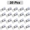 20 Pack Metal Track Rollers, Curtain Tracks, Glides, Curtain Rollers, Curtain Track Rollers, Curtain 2