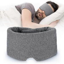 Handmade Cotton Sleep Mask for Women & Men - Breathable Blackout Eye Cover for Travel & Relaxation