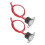2 Pcs Thermal Control Switch Waterproof Bimetallic Sensor Quick Response Thermostat Temperature Switch 10A 250V 20 4