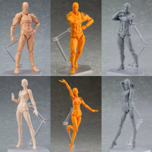 (Body 2.0 skin color male) Articulated Drawing Mannequin 2.0 Male Female Youth Skin Tone Poseable Figure Model