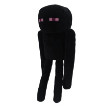 (black, enderman 30cm) Minecraft Plush Toy Red Eye Enderman Doll Stuffed Animal Boy Kids Gift 30cm