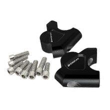 (Black R1250R) Handlebar Riser Approx Rise 38mm Handle Bar Fit For BMW S 1000 XR S1000 R 1250 RT 1200 R1250 R1200 S1000XR R1250RT R1200R R1250R