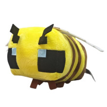 (yellow, 20cm) Cute Yellow Bee Plush Toy, Minecraft Game Cartoon Doll, Student Stuffed Animal Gift, Soft & Cuddly, 20cm