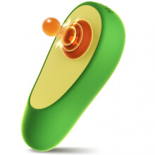 (Green (pat)) Avocado Slap Vibrator Clitoral Stimulator Adult Sex Toys for Women, Waterproof Silent USB Rechargeable, Female Orgasm Massager