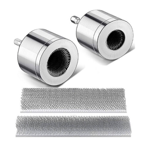Copper Pipe Cleaning Brushes for Power Drill  2 Pack with Replaceable Brushes (1/2 & 3/4 Inch)