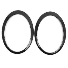 1 Pair Headlight Trim Ring Glossy Black for Mini R50 R52 R53 2001-2006 63126917835 63126917836
