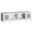 Rabbit Hutch and Run, with Removable Tray - Grey 1