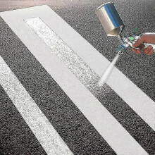 Parking Lot Stencil, Reusable Bendable Silicone Wire Template Parking Line Stencil for Painting Asphalt Concrete Parking Lot and Road Lines