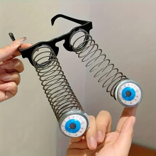 Crazy Eye Glasses Suitable for Parties, Halloween Pranks & Gag Gifts - Instant Crazy Eyes Novelty Eyewear with