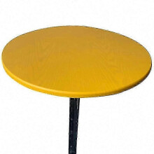 (80CM, yellow) Waterproof and Elastic Table Cover with 60-130cm Diameter Available in 6 Colors
