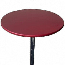 (90CM, wine red) Waterproof and Elastic Table Cover with 60-130cm Diameter Available in 6 Colors