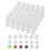 25 Strips Empty Paint Pots Strips Mini Clear Storage for Classrooms 4